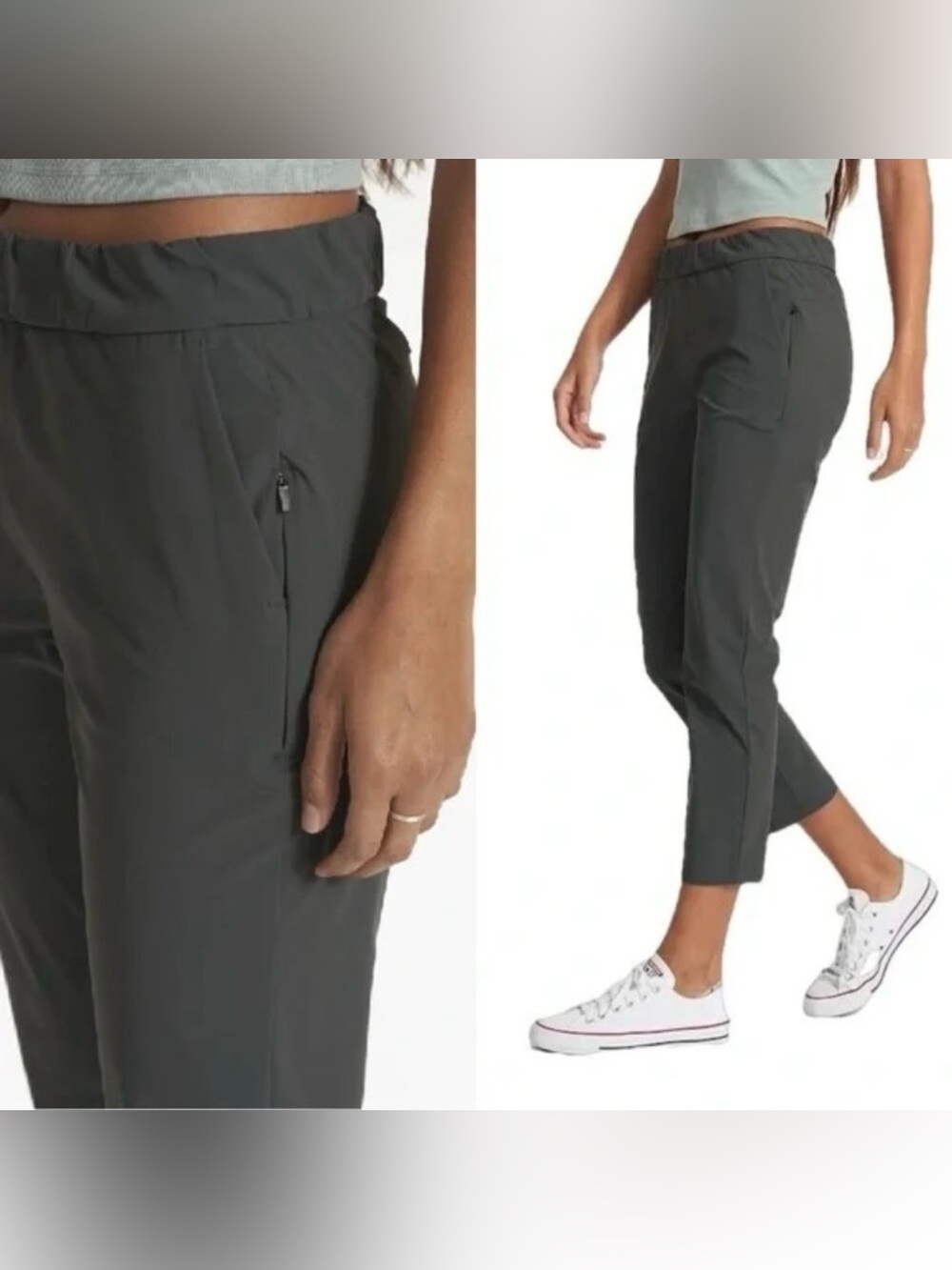 Vuori Women's Miles Ankle Pant in Gray Size XS